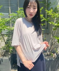 NICOLE white/シアースラブ5分袖TEE/506737339