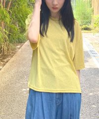 NICOLE white/シアースラブ5分袖TEE/506737339