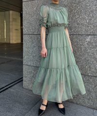 aity/アイティ aity ハイネックティアードシアードレス 結婚式 パーティードレス オケージョンドレス 同窓会 お呼ばれワンピース/506755553
