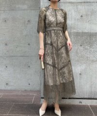 aity/アイティ aity ショルダーギャザーラッセルレースドレス 結婚式 パーティードレス オケージョンドレス 同窓会 お呼ばれワンピース/506755555