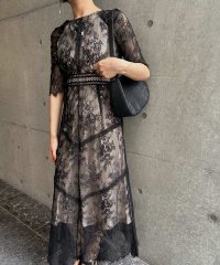 aity/アイティ aity ショルダーギャザーラッセルレースドレス 結婚式 パーティードレス オケージョンドレス 同窓会 お呼ばれワンピース/506755555