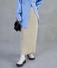 Fashion Letter/ファッションレター Fashion Letter 【低身長さん対応】 セルフカットプリーツタイトスカート タイト 細見え セルフカット プリーツ 骨格ストレート/506755557