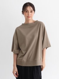 CLOVE/クローブ CLOVE ハーフスリーブボートネックTシャツ/506770278