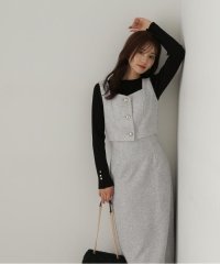 PROPORTION BODY DRESSING/ベーシックツイードビスチェ24AW/506770407