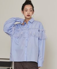 miette/チュールフリルシャツ/506770989