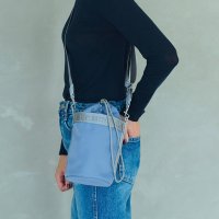 TOPKAPI BREATH/トプカピ TOPKAPI 【Breath TOPKAPI】Freely フリーリー ナイロン ロゴテープ バケツ 巾着 ショルダーバッグ/506772299
