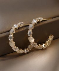 shoppinggo/ショッピングゴー shoppinggo リングピアス キラキラ ピアス レディース サークルピアス リングピアス かわいい ゴールド 人気アクセサリー ワンポイ/506773742
