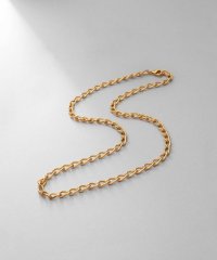 COCOSHNIK ONHITSCH/シルバー デザインチェーン ロングカーブネックレス GP/506774534