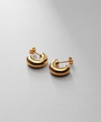 COCOSHNIK ONHITSCH/ココシュニック オンキッチュ COCOSHNIK ONKITSCH シルバー ホロウフープピアス ラウンドS GP/506774545