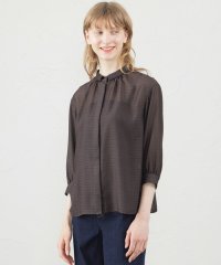 MACKINTOSH PHILOSOPHY/ロールカラービエラチェックブラウス/506295201