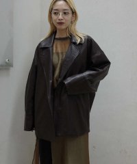 NOMINE/フェイクレザー オーバー ジャケット/506557560
