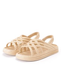 Lace Ladies/レースレディース Lace Ladies ツイスト メッシュ バックストラップ フラット サンダル/506717035