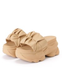 Lace Ladies/レースレディース Lace Ladies ソリッドカラー ダッド風 厚底 ボリューム サンダル/506717040