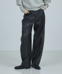 NOMINE/フェイクレザー カーブ パンツ/506747977