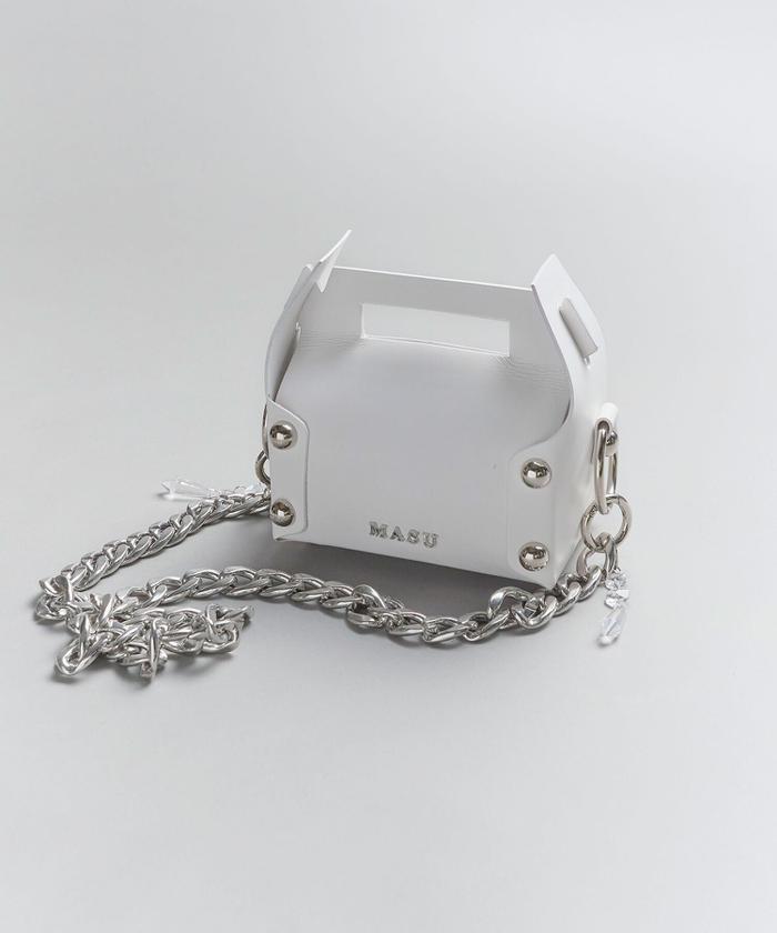 MASU LEATHER CAKE BAG(大)     数回使用 MASU LEATHER CAKE BAG(大) 数回使用