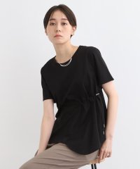 INDIVI/【洗える／トレンド】ドロストデザインTシャツ/506781584