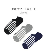 new balance/ニューバランス new balance ユニセックス LAS35703 スニーカーレングス3Pソックス AS1 BK WT AS2/505316642