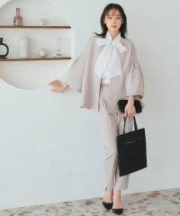 RUIRUE BOUTIQUE/ルイルエブティック RUIRUE BOUTIQUE ノーカラーフレアースリーブパンツスーツ/505875002