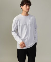 a.v.v (MEN)/【大人気商品が長袖で再登場！】ピンタックセミワイドシルエットロングTシャツ(デザテクシリーズ）/506430559