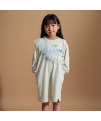 branshes/【WEB限定/DRC/お肌に嬉しい綿100％】グラフィック長袖ワンピース+チュールマルチフリルセット/506734653