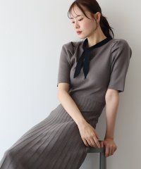 BLUEEAST/ブルーイースト BLUEEAST 配色リボンニットワンピース/506746311