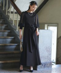 RUIRUE BOUTIQUE/ルイルエブティック RUIRUE BOUTIQUE 【マルチway】クロスデザインボレロ＆フレアキャミワンピースドレスセットアップ/506775012
