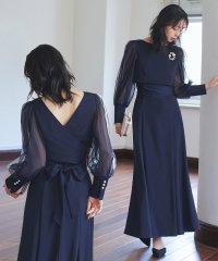 RUIRUE BOUTIQUE/ルイルエブティック RUIRUE BOUTIQUE 【マルチway】クロスデザインボレロ＆フレアキャミワンピースドレスセットアップ/506775012