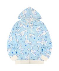 Sanrio characters/サンリオ Sanrio シナモロール パーカー 総柄 レディース メンズ 天竺 ジップパーカー サンリオ キャラクターズ/506780429