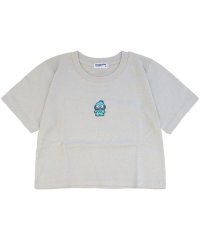 Sanrio characters/サンリオ Sanrio ハンギョドン Tシャツ ちびT サンリオ キャラクターズ 刺繍 レディース ショート丈 半袖/506780435