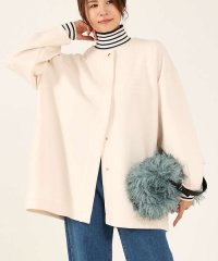 abahouse mavie/シルキーダンボールハーフコート/506782369
