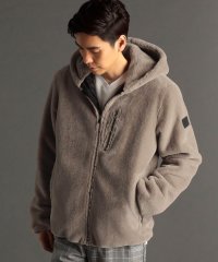 MONSIEUR NICOLE/Faux fur フーディブルゾン/506784370