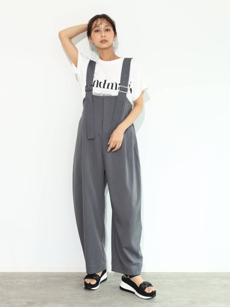 オールインワン　スウェットゆったりパンツ チューブトップ　スコットクラブ　新品 オールインワン スウェットゆったりパンツ チューブトップ