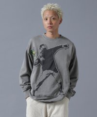 LHP/DankeSchon×BRANDALISED/ダンケシェーン×ブランダライズド/SWEAT CREWNECK FLOWER BOMBER/506784586