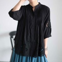 Sawa a la mode/サワアラモード Sawa a la mode 美しいカットワーク刺繍シャツチュニック/506784673