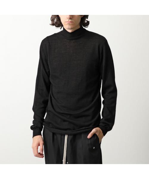 Rick Owens 14FW ウール　Vネックニット【L】薄手　ダークダスト Rick Owens 14FW ウールVネックニット【L】薄手ダークダスト