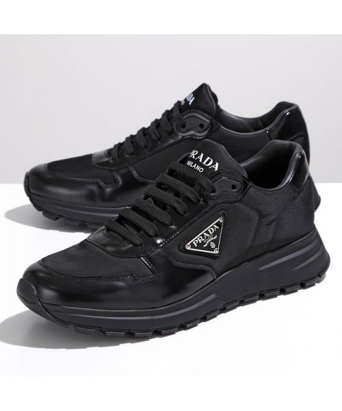 PRADA スニーカー 2EE369 3LF5 Re-Nylon×ブラッシュドレザー PRADA スニーカー 2EE369 3LF5 Re-Nylon×ブラッシュドレザー