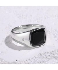 TOMWOOD/トムウッド TOM WOOD TOMWOOD リング Kay Ring Polished Onyx 101276 シルバー925/506789399