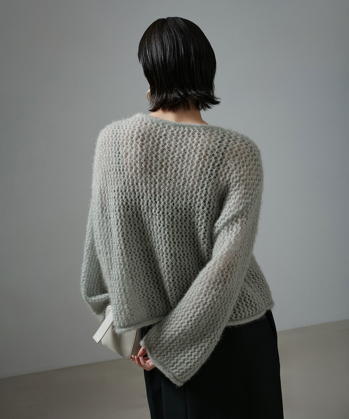 セール】【WEB限定】フラッフィシアーニットプルオーバー