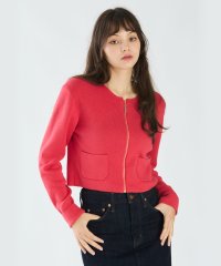 To b. by agnes b./WW62 CARDIGAN コットンニットジップカーディガン/506203993