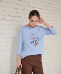 CARA　O　CRUZ/キャラ・オ・クルス CARA O CRUZ 洗える カフェTシャツ/506603686