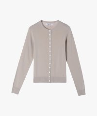 agnes b. FEMME/コットン ニット 長袖 カーディガンプレッション "Swing"/506676251