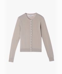 agnes b. FEMME/コットン ニット 長袖 カーディガンプレッション "Swing Nacre"/506676255