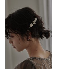 niana/ニアナ niana フラワーパールコーム 結婚式 二次会 お呼ばれ パーティー ヘアアクセサリー 花 かんざし ヘアピン ヘッドドレス シルバー ゴールド ホワ/506788071