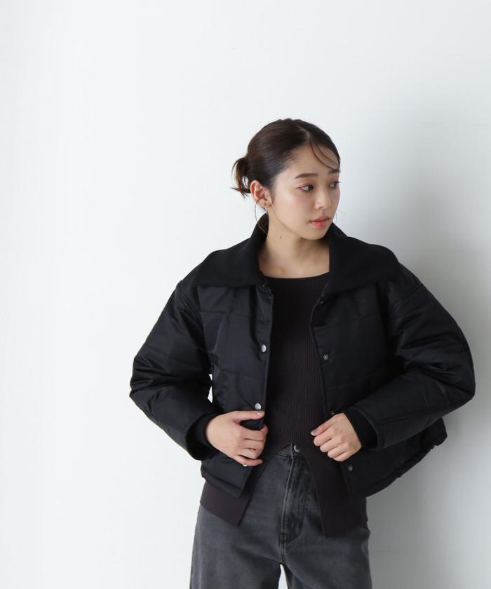 ワイドカラーキルティングブルゾン 24AW(506791837