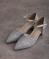 PourVous/プールヴー PourVous グリッターチャンキーヒール フォーマル ワンピース パーティードレス 20代 30代 40代/506792396