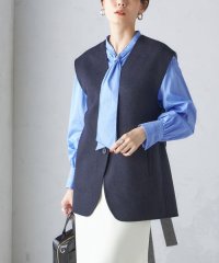 SHIPS WOMEN/配色 リバー ジレ/506792767