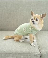 ROPE PICNIC PASSAGE/【DOG】フラワーモチーフニット/506793219