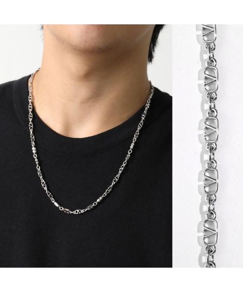 【最終セール！】VALENTINO ネックレス Vロゴ シルバー 最終セール！】VALENTINO ネックレス Vロゴ シルバー