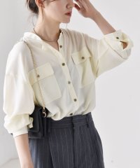 quaranciel/quaranciel:〈洗濯機可能〉ドレッシー ワーク ロングスリーブ シャツ/506793680