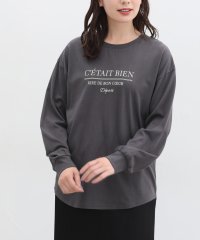 GLACIER/グラシア GLACIER 刺繍入りロゴTシャツ トップス カットソー 長袖 コットン 綿 Tシャツ ロンT/506795044